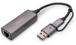 DIGITUS USB3.0/USB C 3.1 auf 2.5G Ethernet Adapter