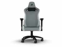 Corsair TC200 Fabric Standard Fit Gaming Chair, Light Grey/ White CF-9010048-WW