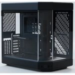 HYTE Y60 Black Zweikammer ATX Midi Tower Geh&auml;use schwarz, Seitenfenster