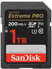 SanDisk Extreme Pro 1 TB SDXC UHS-I-Speicherkarte (2022) bis 200 MB/s