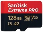 SanDisk Extreme Pro 128 GB microSDXC UHS-I-Speicherkarte bis 200 MB/s