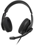 Hama 00139935 PC-Office-Headset HS-USB300 V2 Stereo schwarz