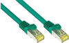 Good Connections 1,5m RNS Patchkabel mit Cat.7 Rohkabel S/FTP PiMF grün 8070R-015G
