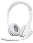 Logitech H390 Kabelgebundenes Beidseitiges Headset USB Wei&szlig;