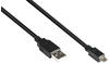 Good Connections USB2.0 Kabel St. A an St. Micro B, schwarz, 0,3m 2510-MB003