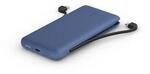 Belkin BOOST CHARGE&trade; Powerbank,10.000 mAh 18W, mit Kabeln, blau