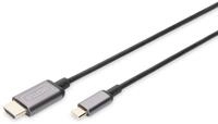 DIGITUS USB-C&trade; - HDMI&reg; Video-Adapterkabel, UHD 4K / 30 Hz