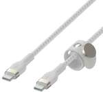 Belkin Pro Flex USB-C/ USB-C Kabel Power Delivery 60W 1m wei&szlig; CAB011BT1MWH