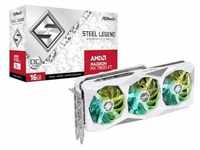 ASROCK AMD Radeon RX 7800 XT Steel Legend Gaming Grafikkarte 16GB GDDR6 HDMI/DP