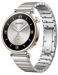 Huawei Watch GT 4 Smartwatch 41mm (Aurora) silber, silb Milanaise AMOLED-Display