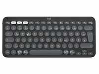 Logitech Pebble Keys 2 K380S Graphite - Minimalistische kabellose Tastatur 920-011795