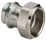Viega Sanpress Inox Verschraubung mit &Uuml;berwurf 15 mm x 3/4" - Modell 2363
