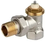 Resideo SX Thermostatventil mit Voreinstellung, vernickelt, Eck 3/8"
