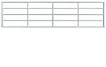 Weidetor Weidezauntor, verzinkt, starr, 400 cm, 100 cm hoch