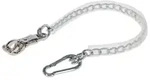 Anbindekette mit Kunststoff-&Uuml;berzug, Panikhaken und Karabiner, 70cm