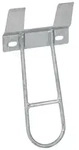 Aufh&auml;ngeblech mit Eimersicherung aus Metall, Eimerhalterung, Tr&auml;nkeeimerhalter