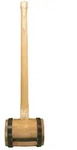 Holzschlegel 6kg mit angeschwei&szlig;ten Flacheisen