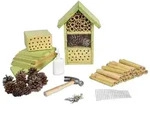 Bastelset Insektenhotel DIY, Insektenhaus mit Werkzeug, Nistplatz f&uuml;r Bienen,