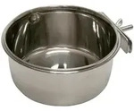 Edelstahlnapf 600ml, f&uuml;r Nager