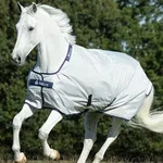 Bucas Sun-Shower 0g, 115cm, Regendecke, Pferdedecke, silber