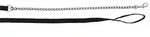 F&uuml;hrleine mit Kette, schwarz, 250 cm