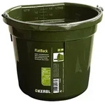 Futtereimer und Wassereimer FlatBack, Eimer mit Henkel, 20 Liter, gr&uuml;n