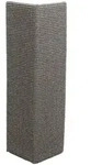 Katzen-Kratzbrett XXL f&uuml;r W&auml;nde und Zimmerecken, Sisalteppich, 38x75cm, grau