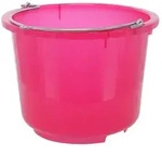 Bau- und Stalleimer, 12 Liter rosa