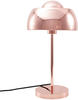 Tischlampe Kupfer Metall 44 cm runder Schirm Kabel mit Schalter Industrie Look