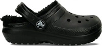 Crocs 207009-060-C9, Crocs Kinder Toddler Classic Lined Clogs Schwarz 25 Black/Black