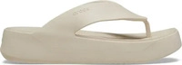 Crocs 209410-160-W5, Crocs Damen Getaway Platform Flips neutrals 34 Stucco