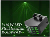 EUROLITE LED D-25 Strahleneffekt 2x18 Watt HCL RGBAW-UV