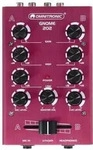 Omnitronic 10006883, OMNITRONIC Gnome-202 Mini-Mixer rot 2-Kanal-DJ-Mixer