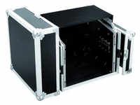 Roadinger Spezial-Kombi-Case LS5 Laptop-Rack,8 HE