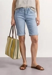 Street One CCA3803151769024, Street One Slim Leg Bermuda mit Turn-Up-Detail Blau
