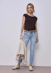 Street One CCA3803101767929E, Street One Mid Waist Slim Leg Jeans im Slim Fit...