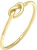 Elli PREMIUM - Knoten Trendsymbol 375 Gelbgold Ringe Damen