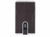 Piquadro - Black Square Kreditkartenetui RFID Leder 6 cm Portemonnaies Braun Herren