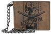 Greenburry - Vintage Skull Kettenbörse Leder 12,5 cm Portemonnaies Herren
