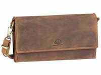 Greenburry - Umhängetasche Vintage 1552A Lady Wallet Bag RFID Clutch Braun Damen