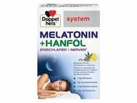 Doppelherz - Melatonin+Hanföl system Kapseln Schlafen