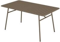 Vente-unique Gartentisch - L. 160 cm - Metall - Taupe - MIRMANDE von MYLIA...