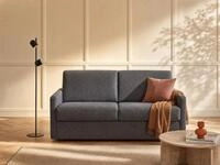 Vente-unique Schlafsofa 3-Sitzer - Liegefl&auml;che: 140 cm - Matratzenh&ouml;he: 14 cm...