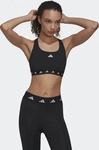 ADIDAS HN7273.04XS, ADIDAS POWERREACT TRAINING MEDIUM-SUPPORT SPORT BH Damen Schwarz
