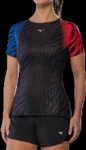 Mizuno Dryaeroflow Graphic Laufshirt Damen Oni Red Gr. XS J2GAC205-99.04XS