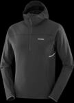 Salomon Sense Aero Hybrid Half Zip Hoodie Herren Deep Black Gr. XL LC2290600.08XL