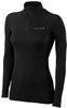 FALKE Wool-Tech Damen Lang Zip-Shirt Merino black Gr. S 33210-3000