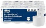 Tork 472630 Toilettenpapier OptiServ wei&szlig; 2-lagig 24 Rollen/Paket, 94,3 m, 820