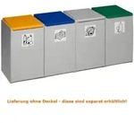 VAR Kunststoffcontainer 4-fach 60 L M&uuml;lltrennsystem mehrfach ausgezeichnetes...