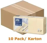 Tork 477884 Soft Lunchservietten 33 x 33 cm sand 3-lagig, 10 x 150 St&uuml;ck/Karton